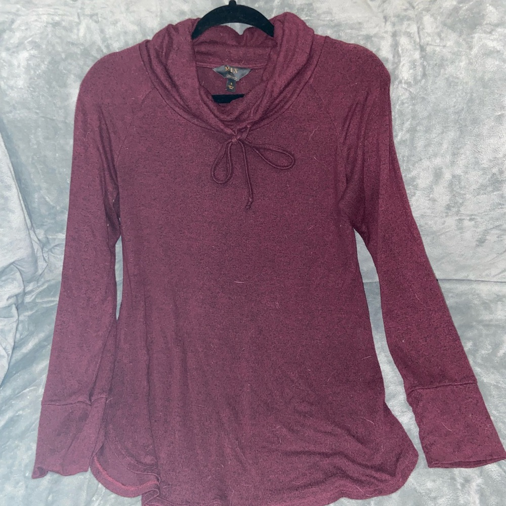 Mix by 41 Hawthorn Burgundy Long Sleeve